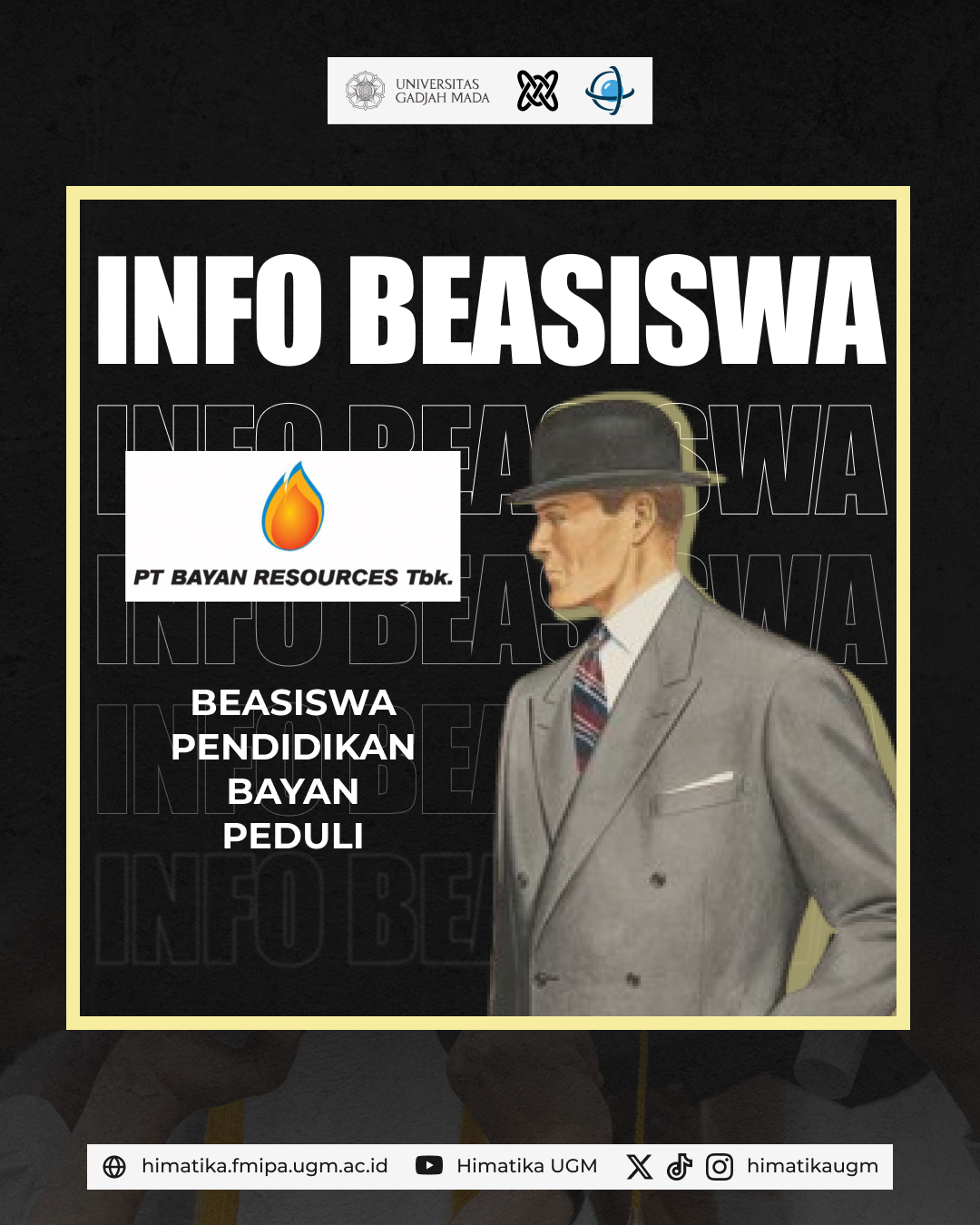 Info Beasiswa Pendidikan Bayan Peduli Program 2024 Himatika UGM