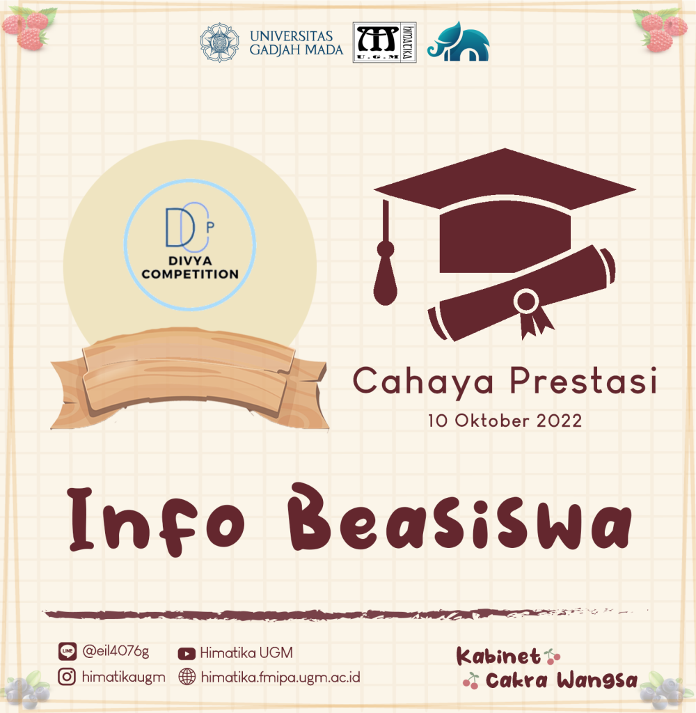 Beasiswa Cahaya Prestasi – Himatika UGM