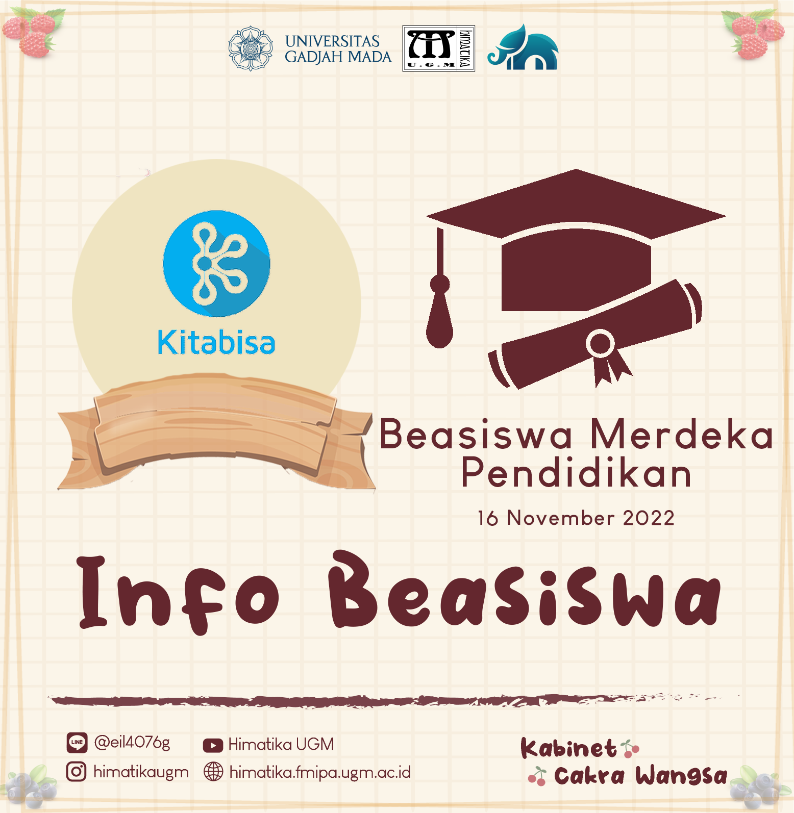 Beasiswa Merdeka Pendidikan – Himatika UGM