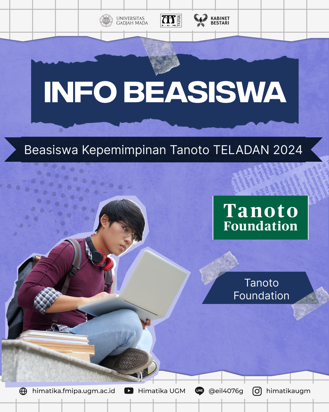 Info Beasiswa Kepemimpinan Tanoto Teladan 2024 – Himatika UGM